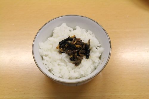 ご飯にヘボ、これも美味そう!
